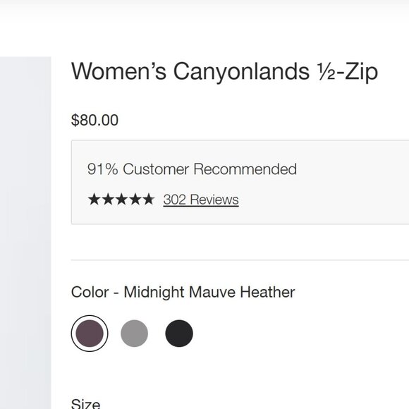 North Face Women’s Canyonlands ½-Zip Pullover, Size XL, Color Rose Heather - Picture 8 of 8